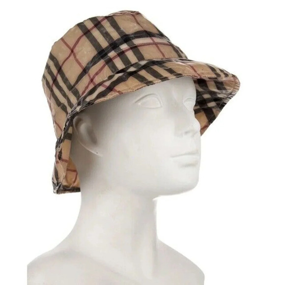 Burberry Waterproof House Checked Bucket Hat Size S main image 5